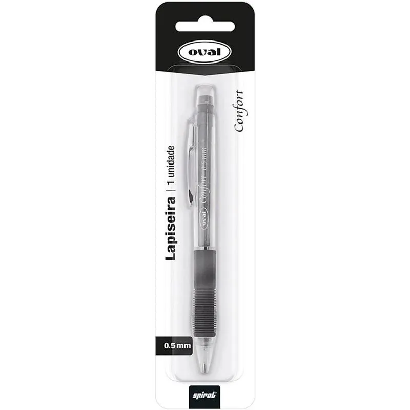 Lapiseira 0.5mm preta MB113400 b Oval pt 1 un