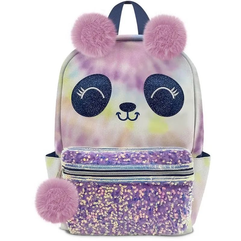 Mochila poliéster Panda Azul QAR220303 Happy-time