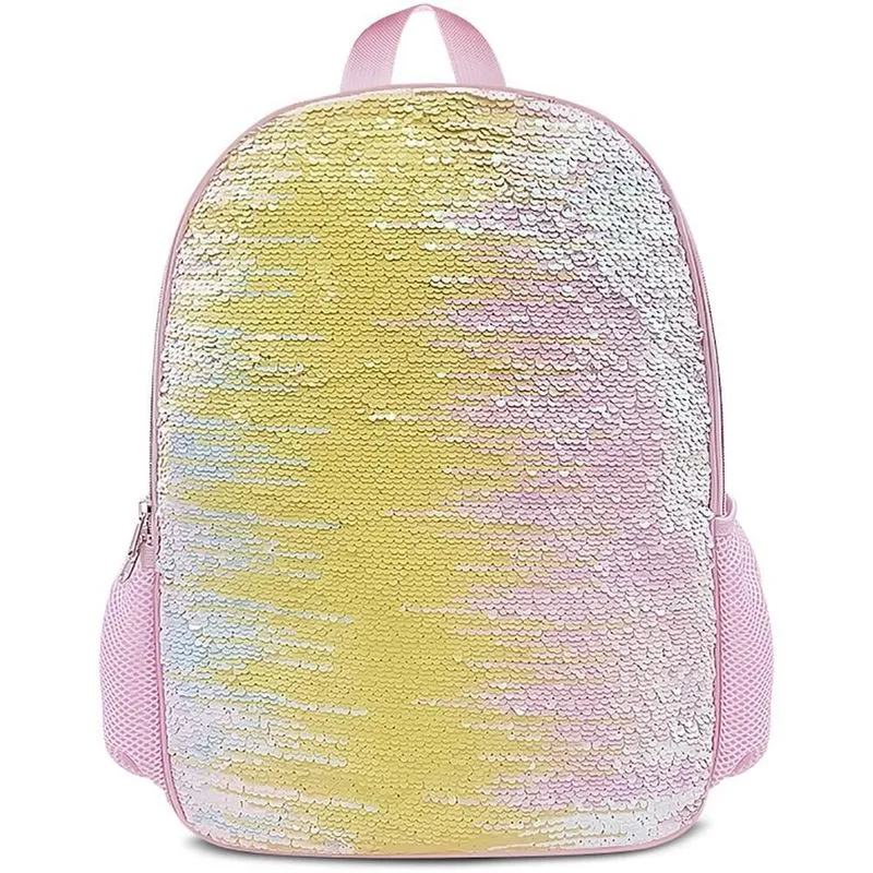 Mochila poliéster Paetê Colorida QAR2271173 Happy-time
