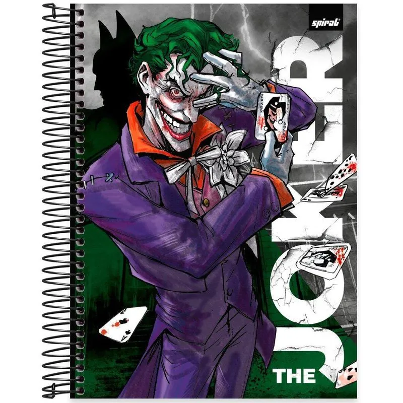 Caderno univ. Capa dura 10x1 160fls Joker 2403753 Spiral Jok pt 1 un