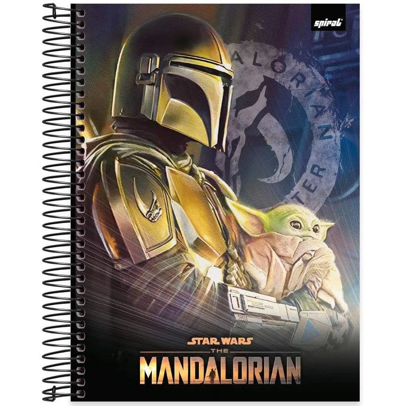 Caderno univ. Capa dura 10x1 160fls Mandalor. 2404088 Spiral Man pt 1 un