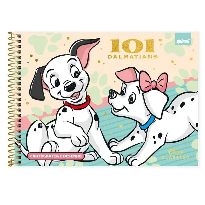 Caderno cartografia capa dura 80fls Disney Cl 2405238 Spiral Cld pt 1 un