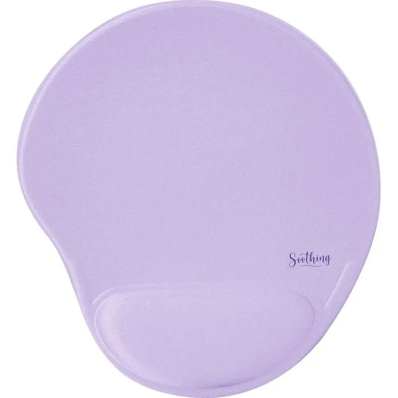 Mouse pad com apoio de punho em gel 29cm x 24,5cm Lilás tgl Spiral Soot - pt 1 un