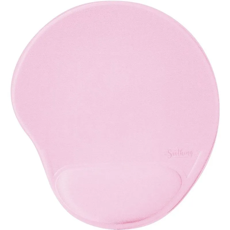Mouse pad com apoio de punho em gel 29cm x 24,5cm Rosa tgr Spiral Soot - pt 1 un