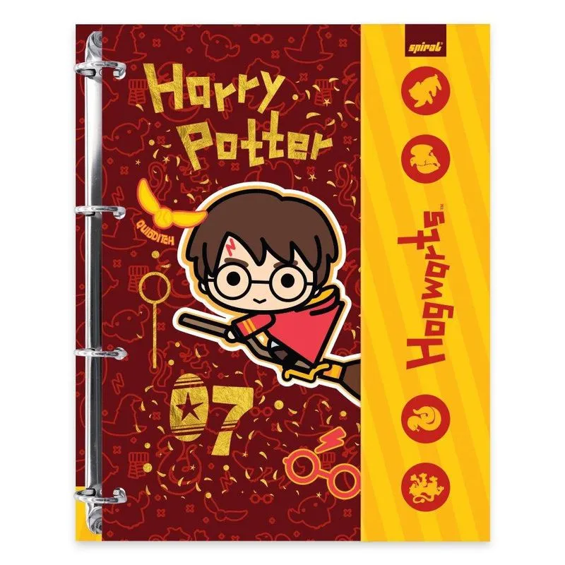 Caderno Univ. C. D. Arg. 10x1 160fls Harry p. C 2409656 Spiral Hpc pt 1 un