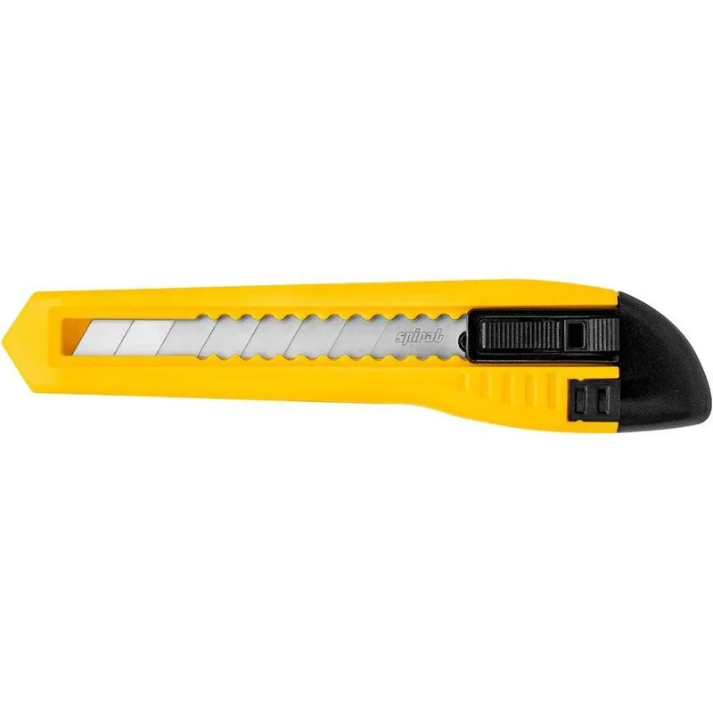 Estilete largo plástico amarelo X19 Spiral bt 1 un