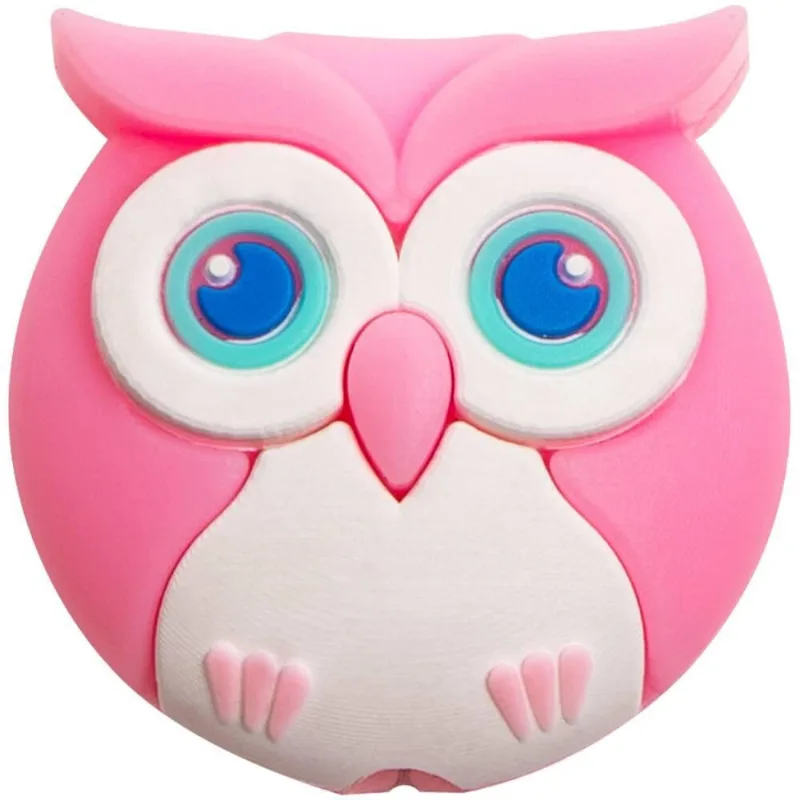 Protetor de cabo, Coruja Rosa, 2Plug - 1 un