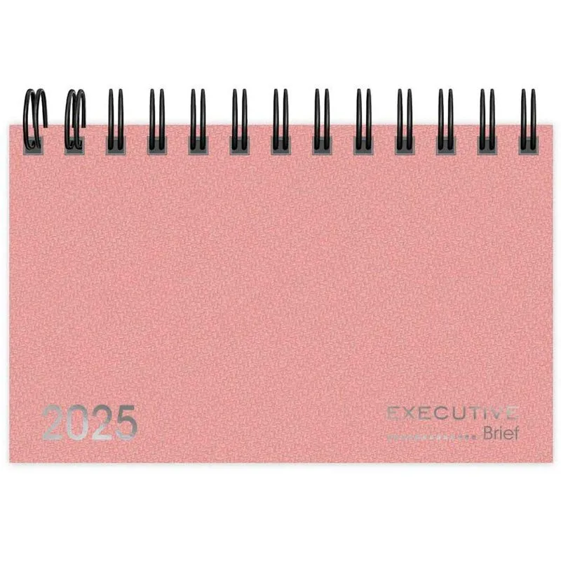 Agenda de bolso 2025, Rosa, 2511291, Spiral Brief Executive - pt 1 un