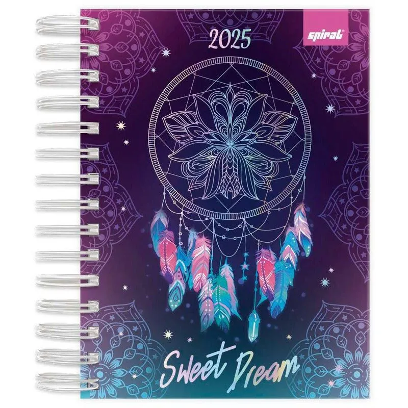 Agenda diária Dreams 2025 2511765 Spiral Dms pt 1 un