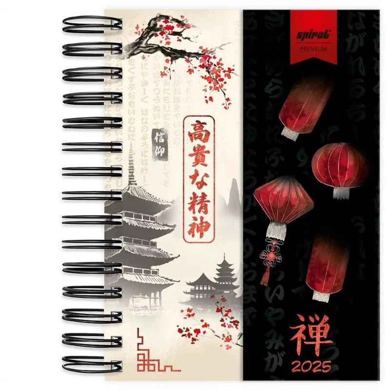 Agenda diária comaba Zen 2025 2511994 Spiral Zen pt 1 un