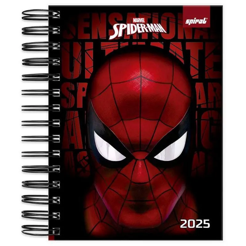 Agenda diária Homem Aranha 2025 2512366 Spiral Hki pt 1 un