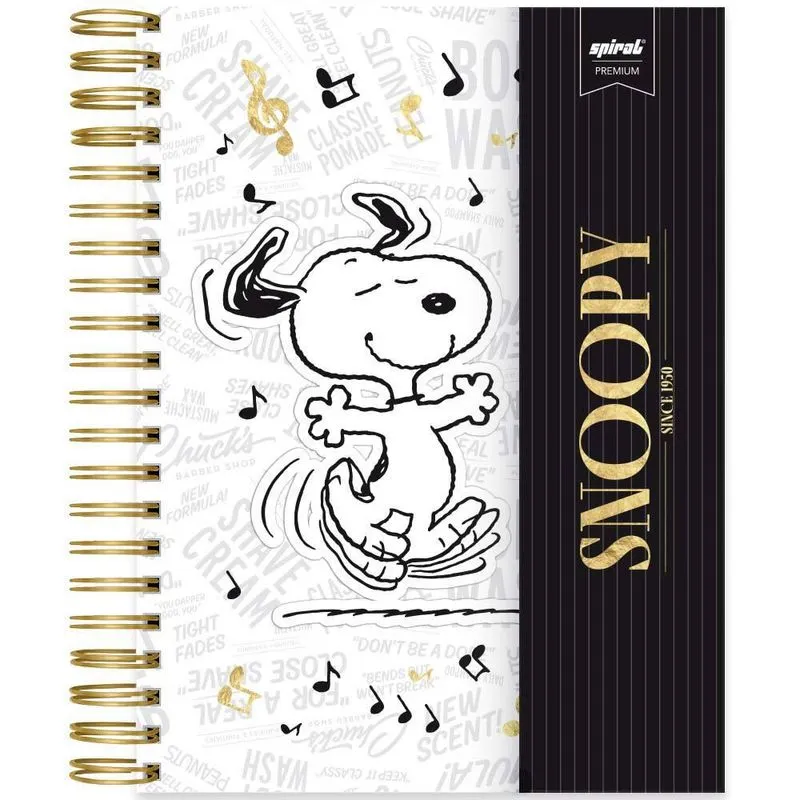 Caderno univ.capa dura 10x1 150f comimã Sno Pr 2515275 Spiral Sno