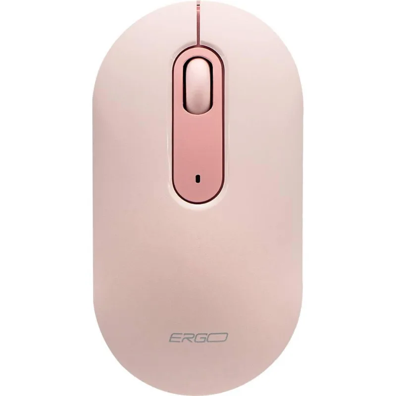 Mouse sem fio 1600 DPI Rosa MW7034P Ergo