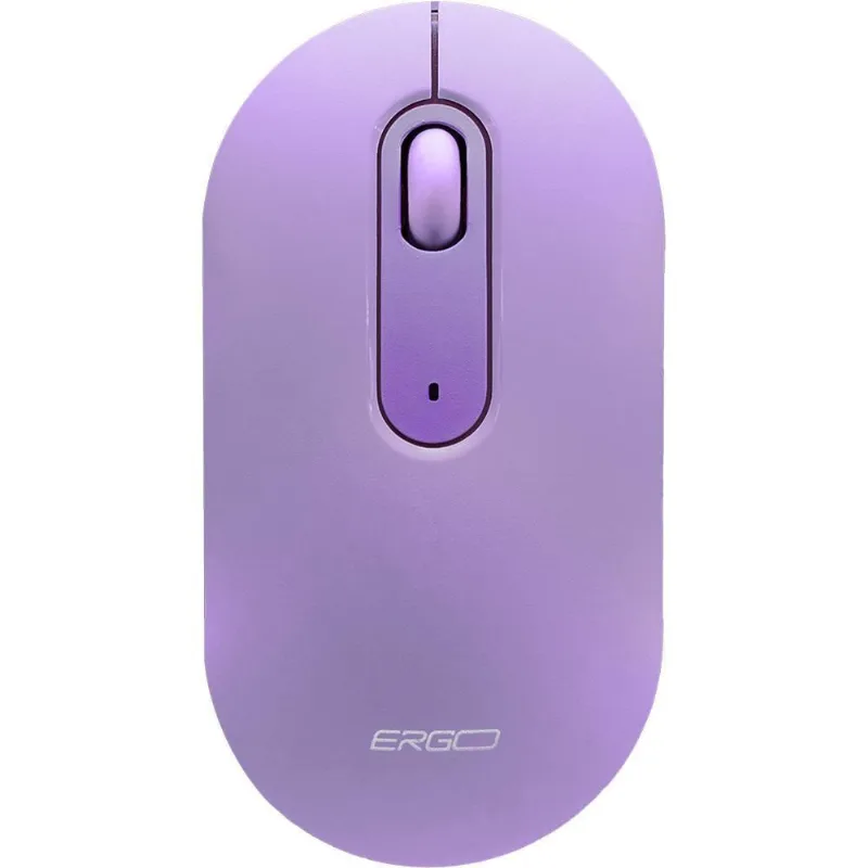Mouse sem fio 1600 dpi Lilás MW7034L Ergo