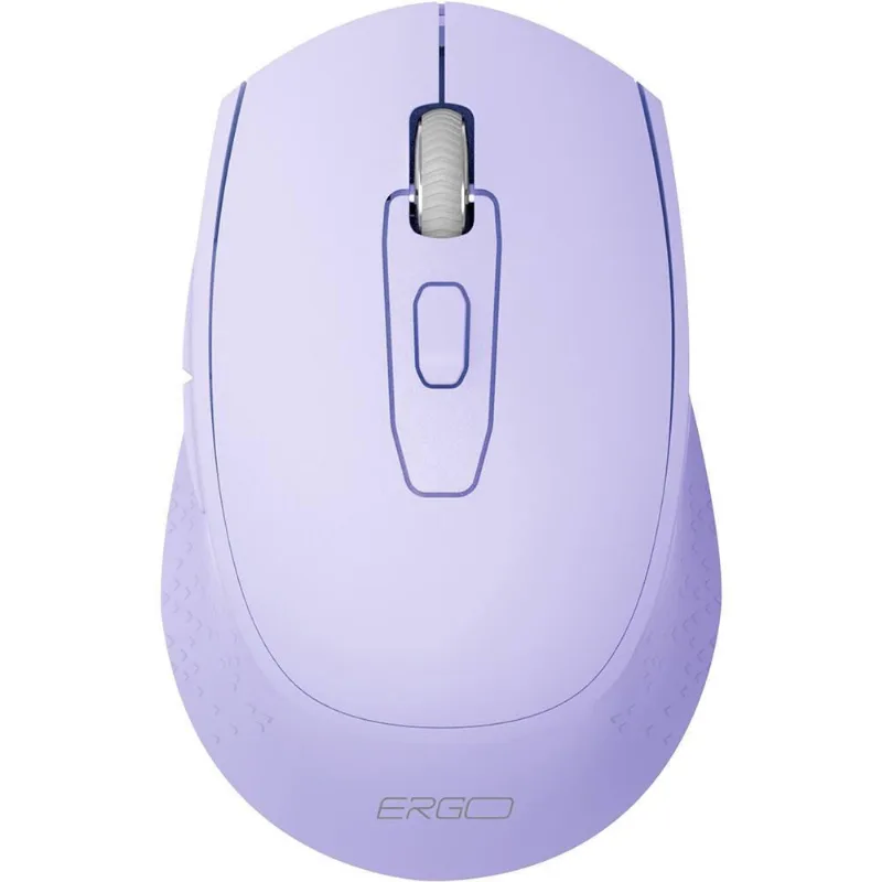Mouse sem fio 1600 dpi Lilás MW7030L Ergo