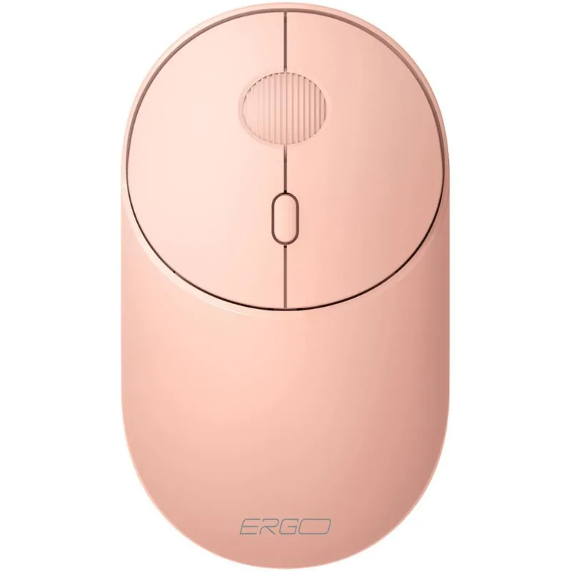 Mouse sem fio 1600 DPI Rosa MWB711P Ergo