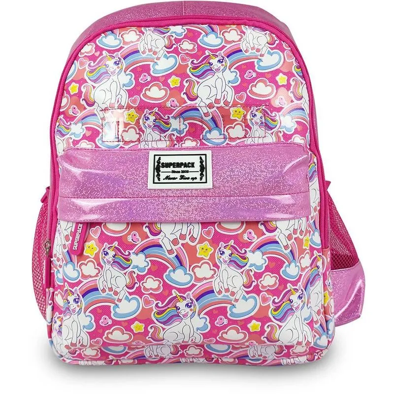 Mochila escolar Unicórnios Happy-Time