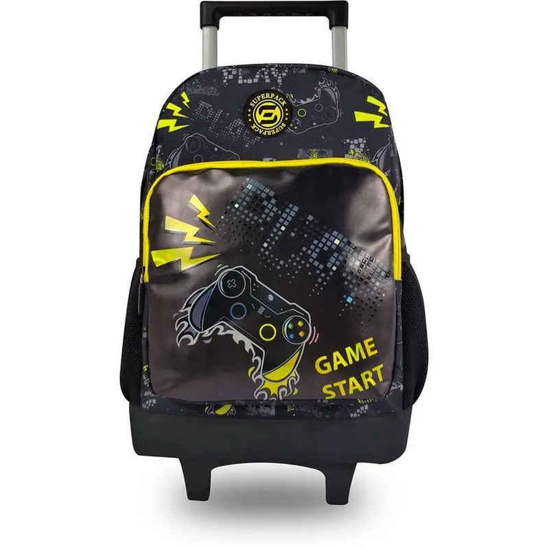 Mochila escolar com rodas Games Happy-Time