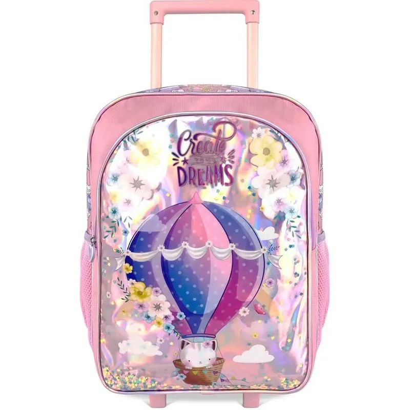 Mochila escolar com rodas Balão Happy-Time