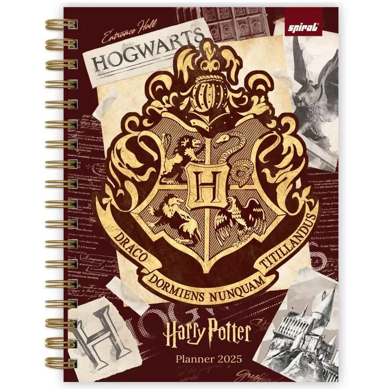 Planner colegial 174x240mm Harry p. comespiral 2518146 Spiral Hpc pt 1 un