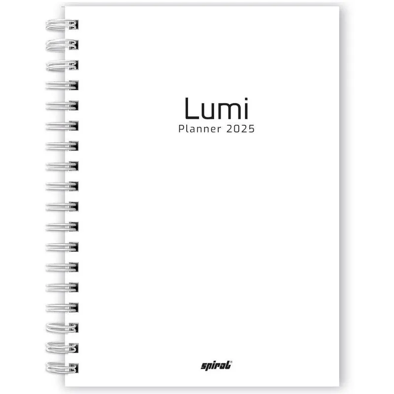 Planner colegial 174x240mm Lumi bc comespiral 2518160 Spiral Lumi pt 1 un