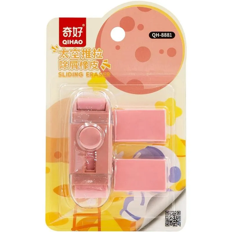 Borracha retrátil com rolo de limpeza Laranja QH-8881 Spiral Kids