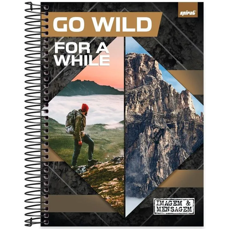 Caderno univ. Capa dura 20x1 320fls Img&Mens 2519228 Spiral Ima pt 1 un
