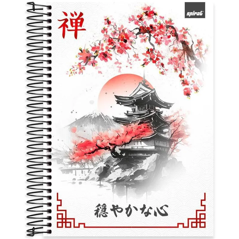 Caderno univ. Capa dura 10x1 160fls Zen 2519259 Spiral Zen pt 1 un