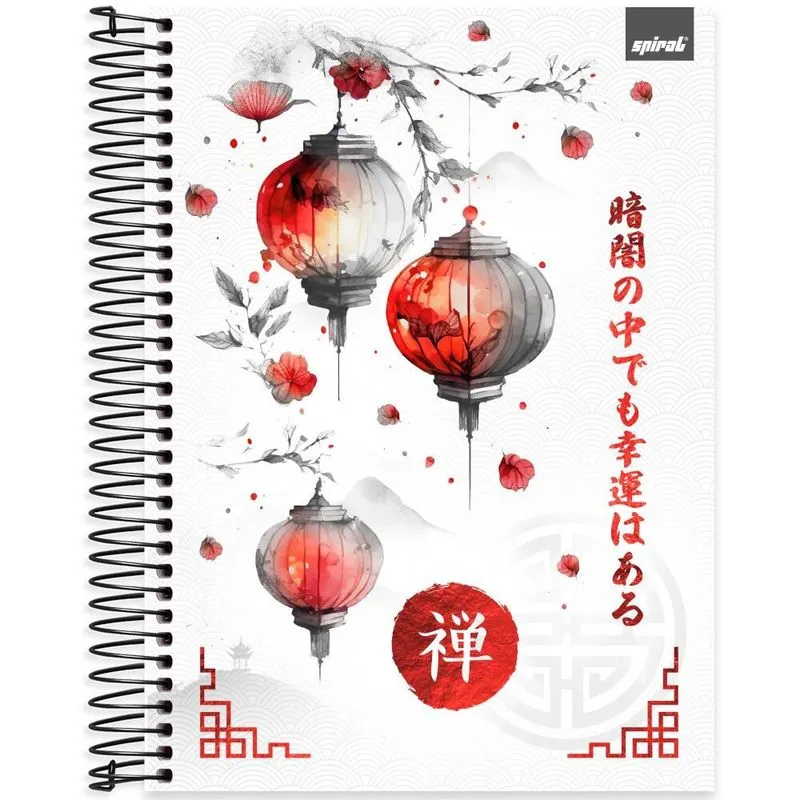 Caderno univ. Capa dura 15x1 240fls Zen 2519280 Spiral Zen pt 1 un