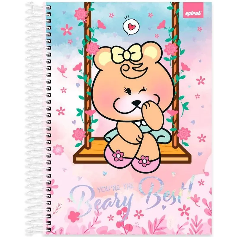 Caderno univ. Capa dura 10x1 160fls Pop Pet 2519587 Spiral Pop pt 1 un