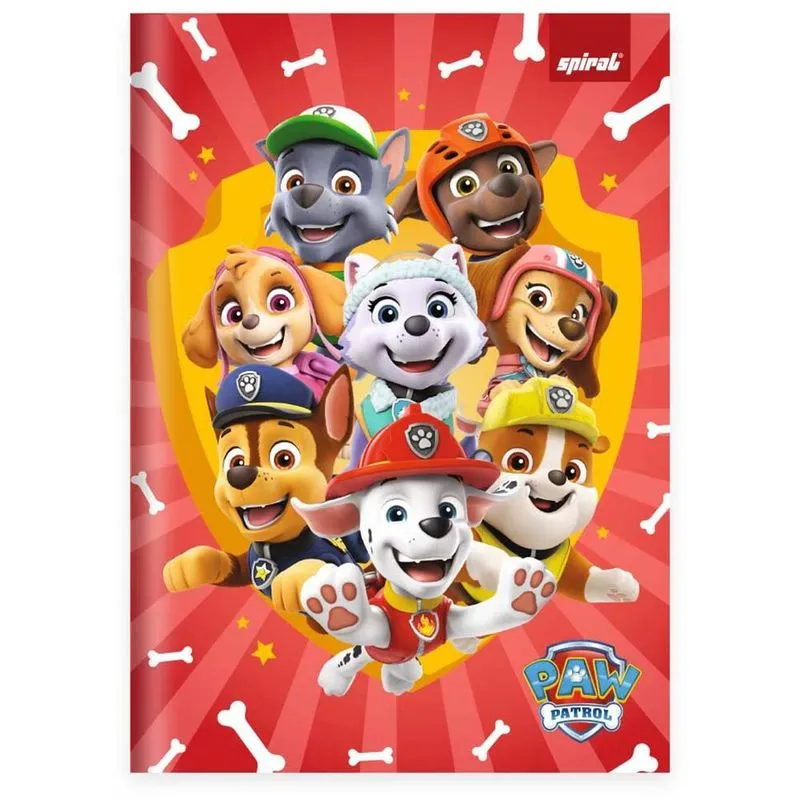 Caderno 1-4 C.D. costurado 80fls P. Canina 2519792 Spiral Ptc