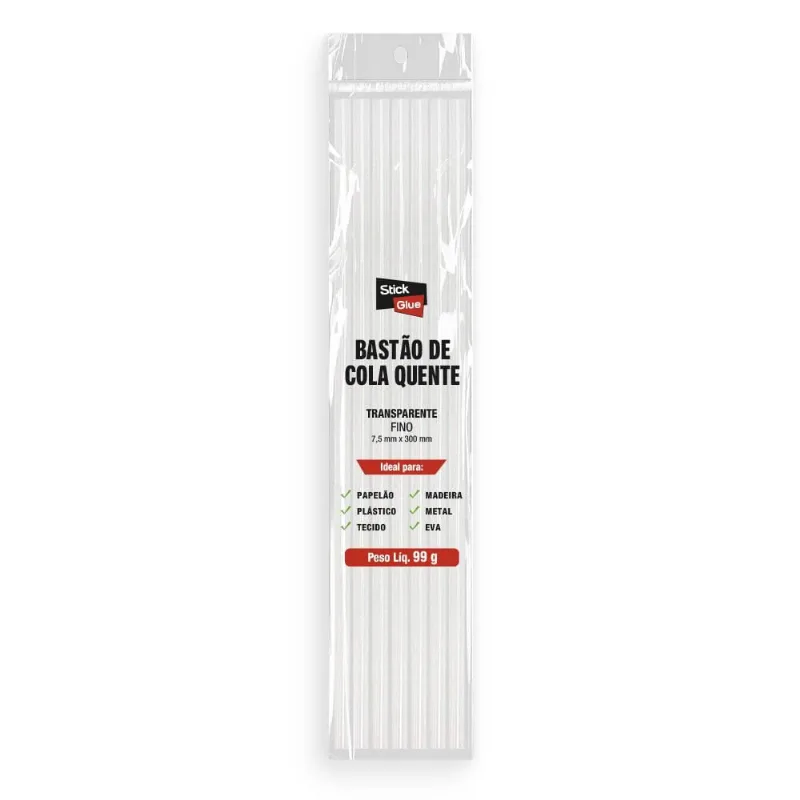 Refil de cola quente fina 7,5 x 300mm 99g Stick Glue
