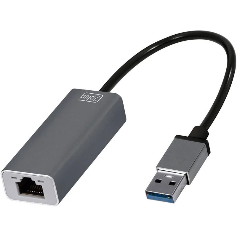 Adaptador de rede USB 3.0 macho cinza JL-U3101A 2Plug