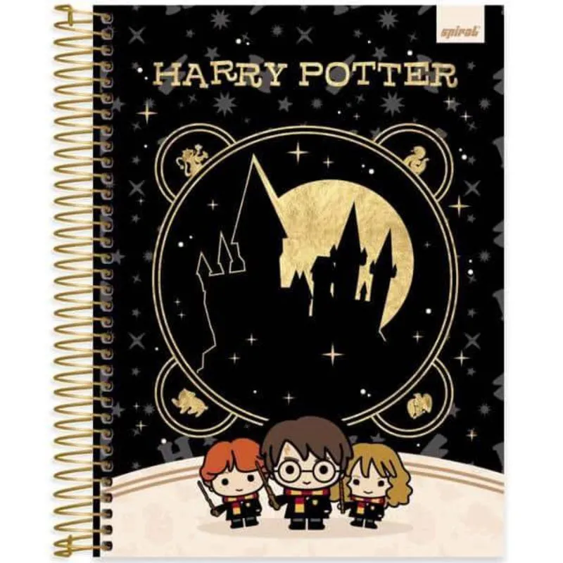 Caderno univ.capa dura 15x1 240fls HP Charms 2523720 Spiral Hpc