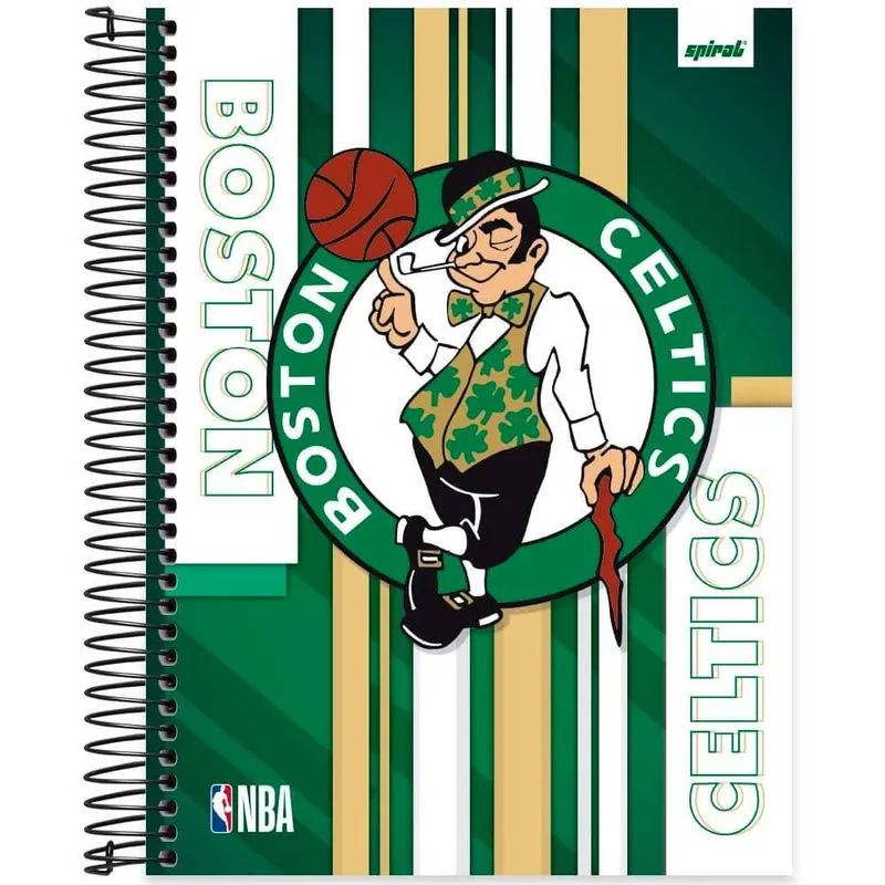 Caderno univ.capa dura 10x1 160fls NBA 2524598 Spiral Nba