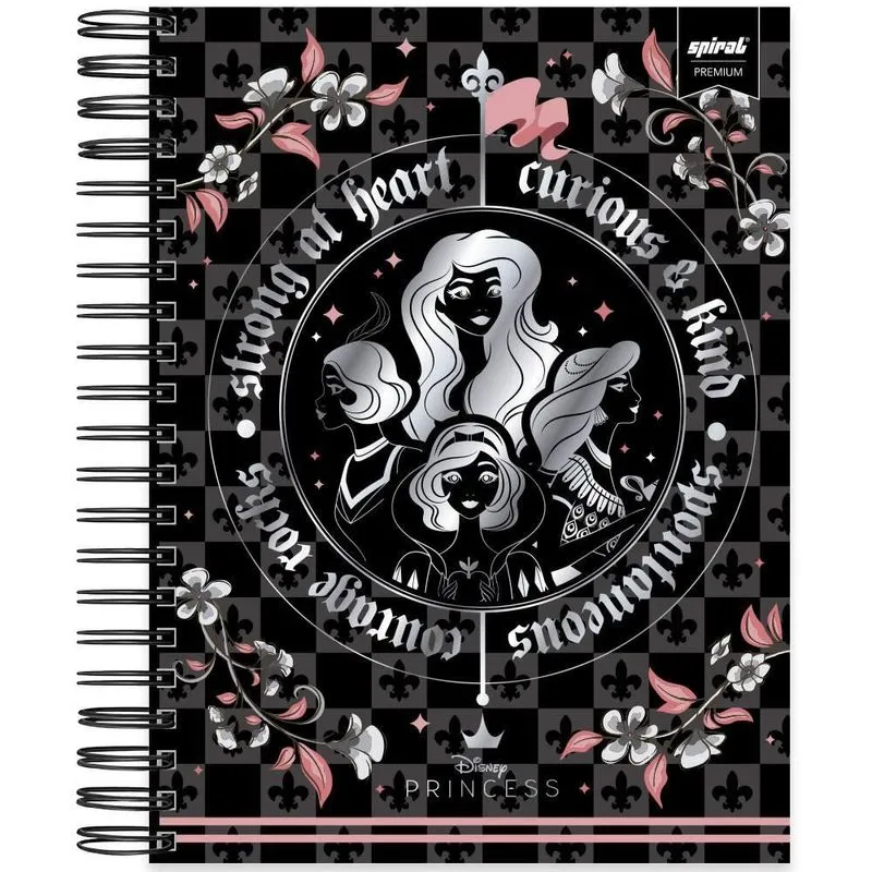 Caderno univ. Capa dura 10x1 150fls Princ. Pr. 2524765 Spiral Pn pt 1 un