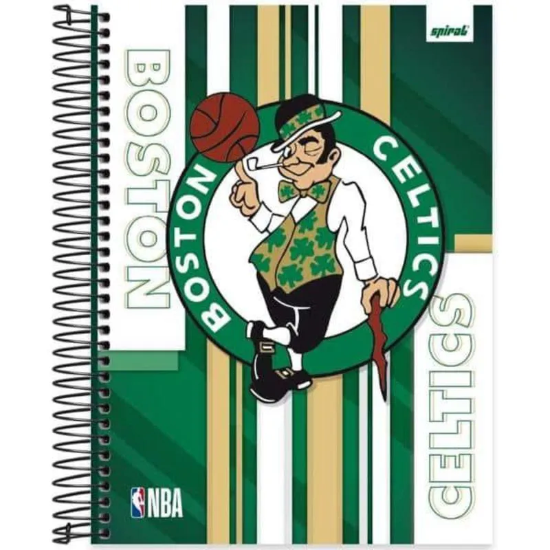 Caderno univ.capa dura 15x1 240fls NBA 2524796 Spiral Nba