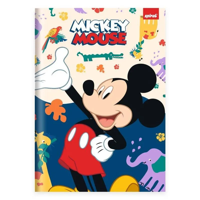 Caderno Univ.C.D. Costurado 80fls Mickey Cla. 2526585 Spiral Mk