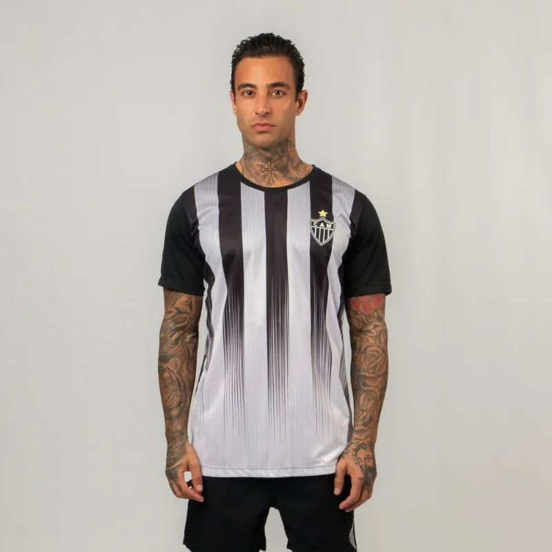 Camiseta Atlético Mineiro Oficial G / Preto Cinza
