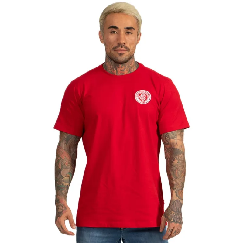 Camiseta Internacional Oficial Classic Algodão Masculina G / Vermelho