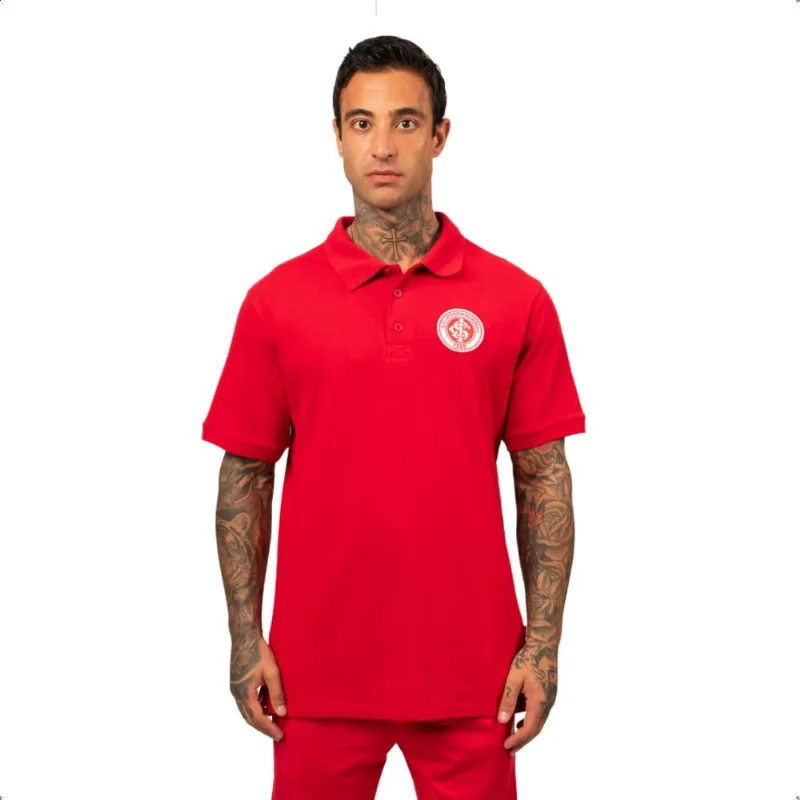 Camiseta Masculina Polo Internacional Oficial Piquet Classic GG / Vermelho