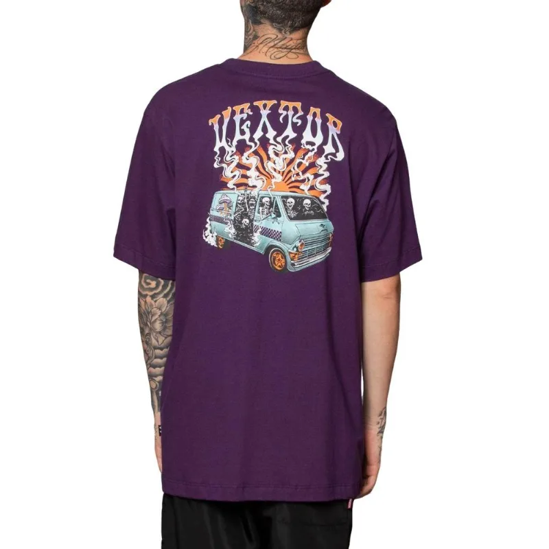 Camiseta Vextor Van Skull Manga Curta