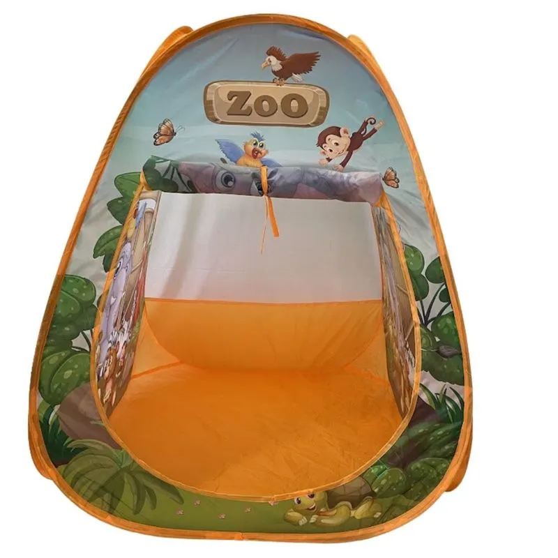 Brinquedo Barraca Infantil Tenda Zoo Animais Floresta - hk Brinquedos