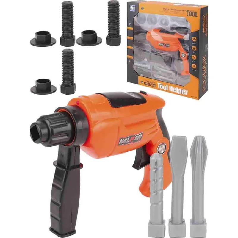 Conjunto de Ferramentas com Furadeira e 10 Acessórios-Quanhe