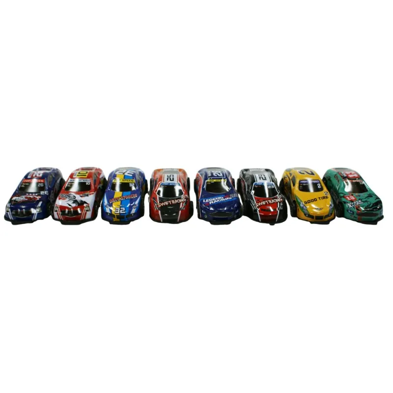 Carrinho de Metal à Fricção 8 Pçs N244170-5 Sortidos- Quanhe