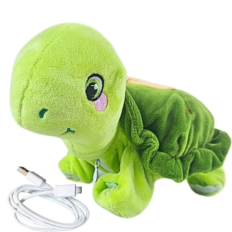 Pelúcia Infantil Tartaruguinha C/Sons e Movimentos Tartaruga Divertida Castela