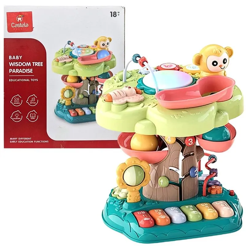 Brinquedo Divertido Arvore Eletronica Infantil Educativo Luz e som Intuitivo - Castela