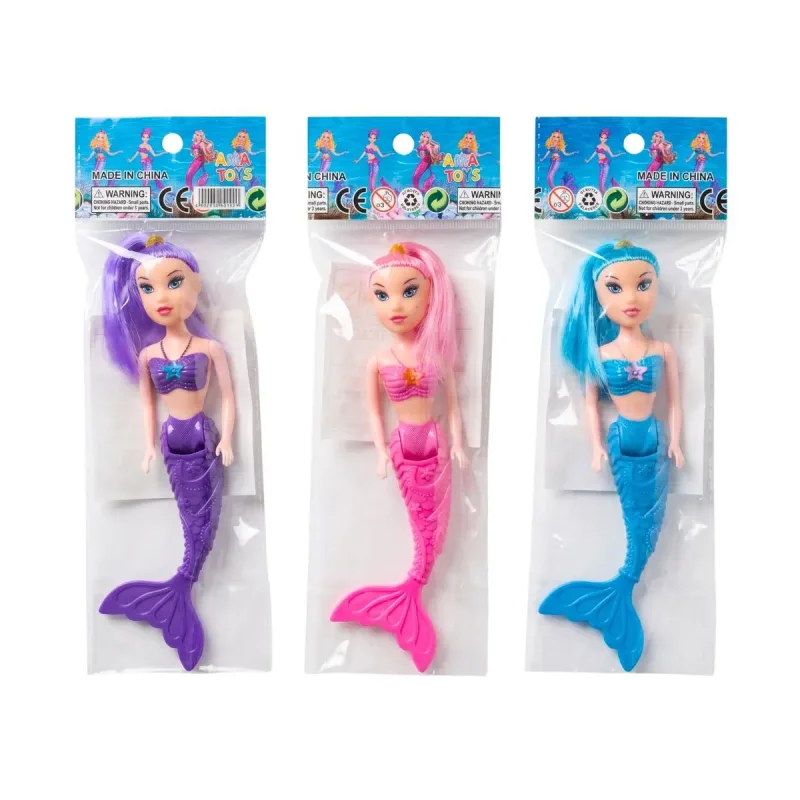 Boneca Sereia Cores Sortidas 15 Cm Ama Toys