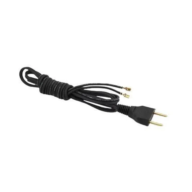 Fio 2 X 0,75mm Para Ferro De Passar Preto 1,80 Metros