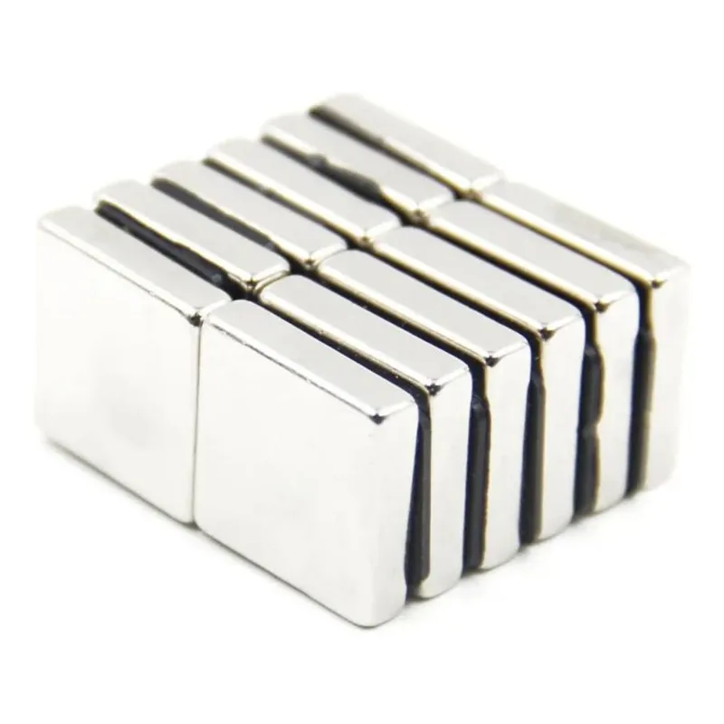 5pcs Imã De Neodímio Pastilha Quadrado 15x15x5mm - N35